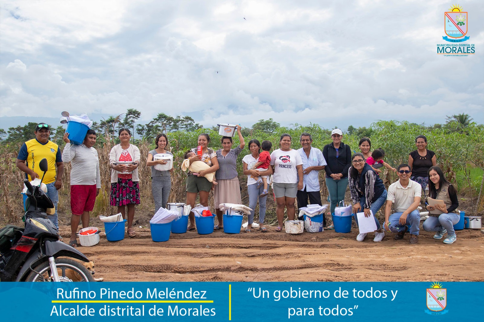 MUNICIPALIDAD DE MORALES ENTREGA AYUDA HUMANITARIA A FAMILIAS AFECTADAS POR LLUVIAS